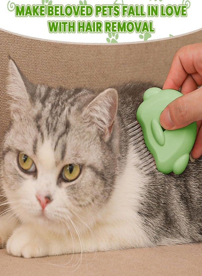 Qpets® Cat Grooming Brush, Compact Cat Hair Slicker with 13 Curved Blunt Bristle Design, Gentle Pet Hair Remover Slicker Brush - Image 5